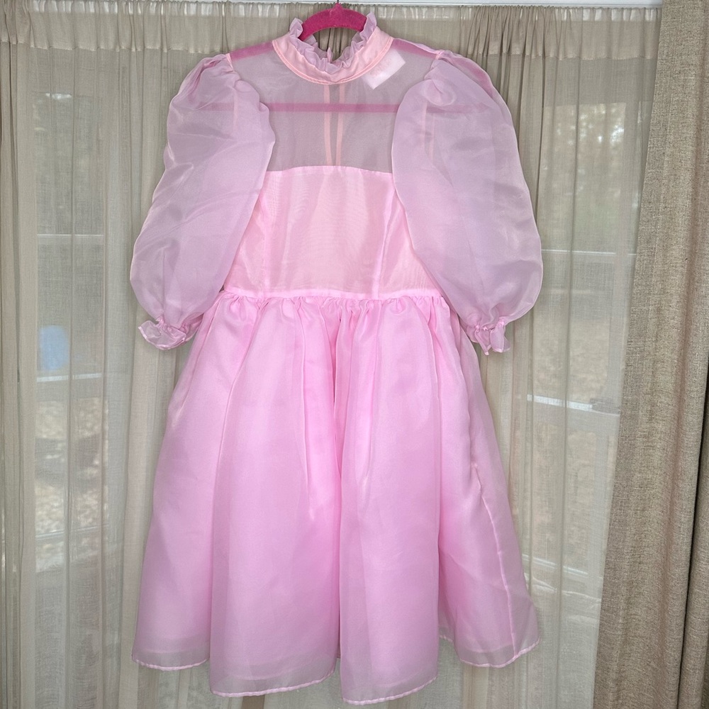 Selkie royal poof dress in pink